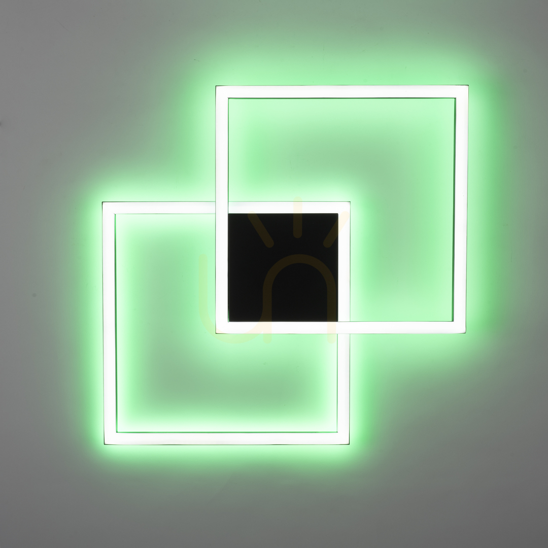 Visa Plafond Q-MARKO 6144-18 Svart 2xLED Plafond Q-MARKO 6144-18 Svart 2xLED