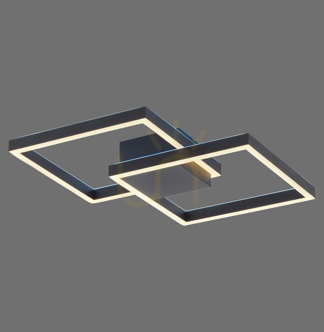 Kontrollera Plafond Q-MARKO 6144-18 Svart 2xLED Plafond Q-MARKO 6144-18 Svart 2xLED