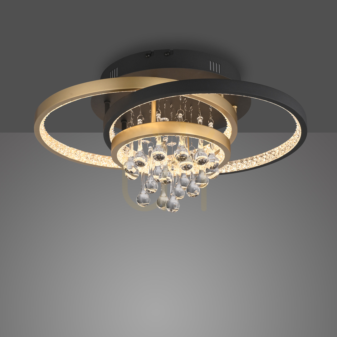 Kontrollera Plafond ROTAZO 6267-68 Svart 1xLED Plafond ROTAZO 6267-68 Svart 1xLED