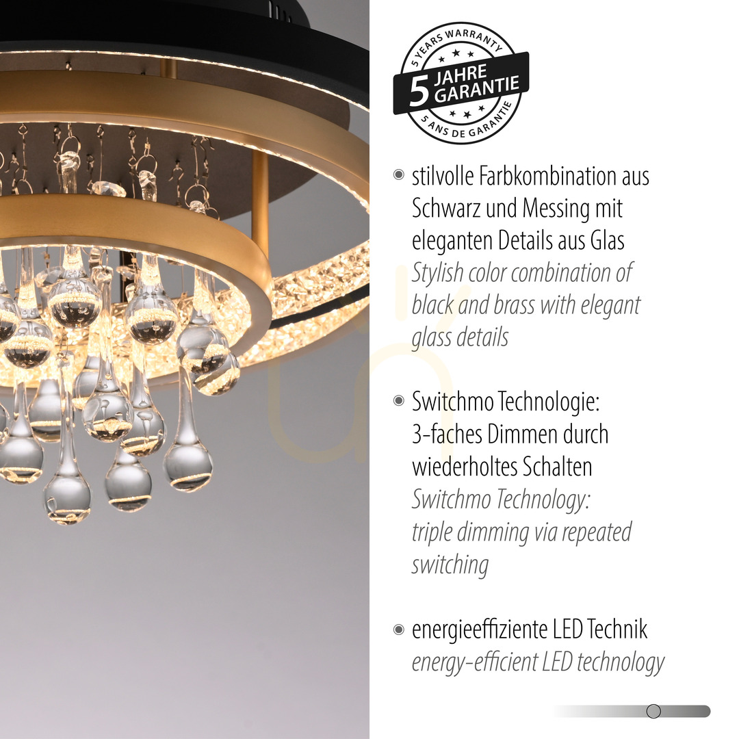Visa Plafond ROTAZO 6267-68 Svart 1xLED Plafond ROTAZO 6267-68 Svart 1xLED