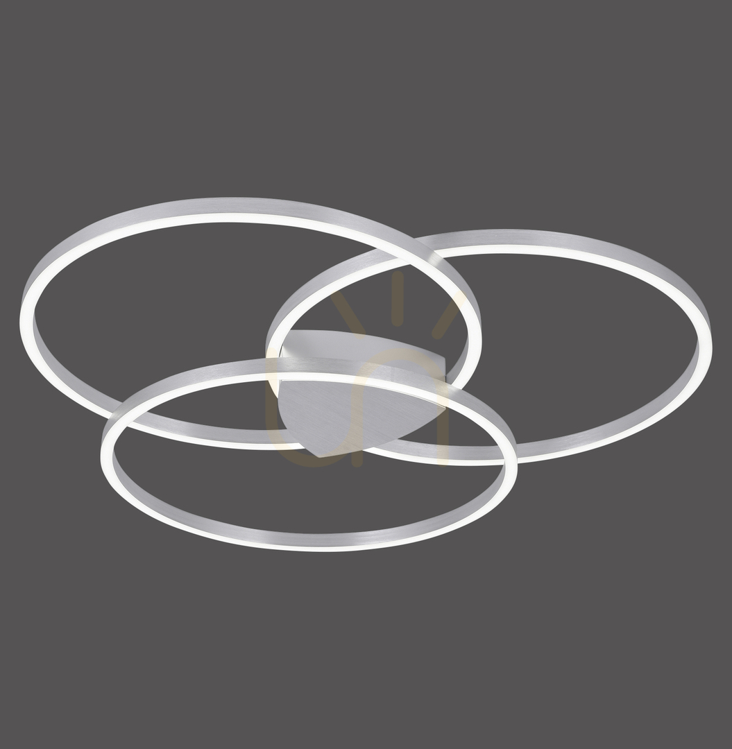 Kontrollera Q-KATE plafond 6579-95 Silver 3xLED Q-KATE plafond 6579-95 Silver 3xLED