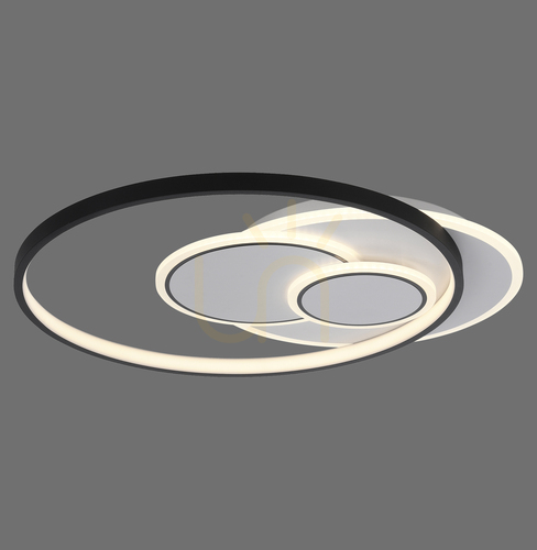 Kontrollera Plafond MAILAK 6392-16 Svart 4xLED