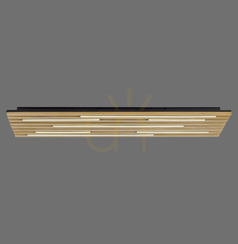 Kontrollera Vägglampa Q-AKUSTIK 6422-79 Trä 1xLED