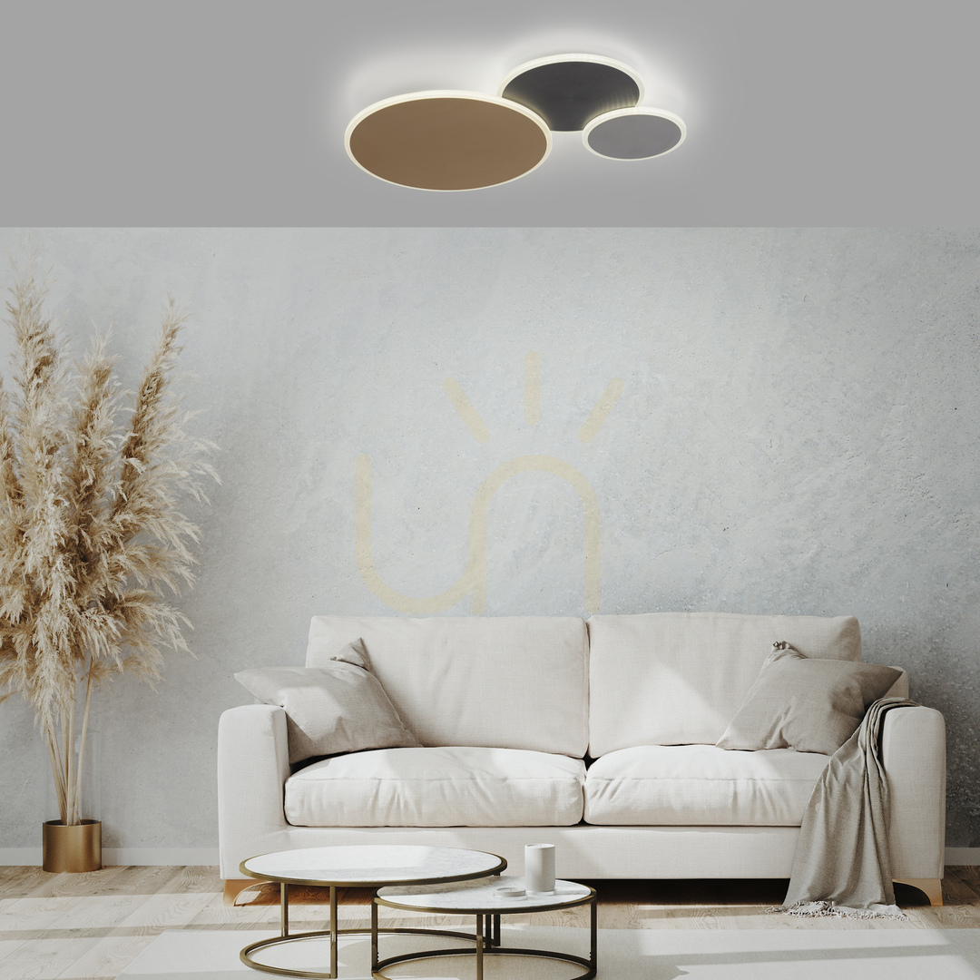 Förhandsvisning Vägglampa Q-PIATO 8007-70 Multicolor 3xLED Vägglampa Q-PIATO 8007-70 Multicolor 3xLED