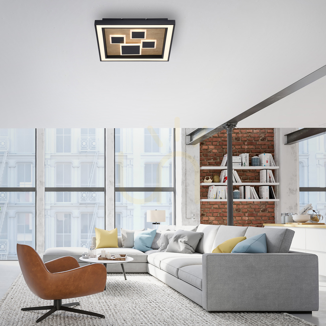 Förhandsvisning Plafond ELIZA 6283-79 Svart 1xLED Plafond ELIZA 6283-79 Svart 1xLED