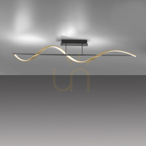 Q-SWING Plafond 6385-13 Mässing 1xLED small 11