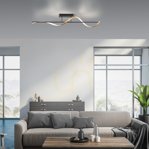 Q-SWING Plafond 6385-13 Mässing 1xLED small 2