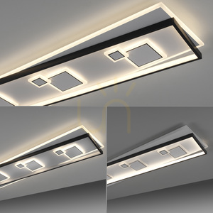 Plafond MAILAK 6391-16 Svart 8xLED small 13