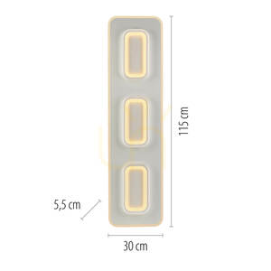 Plafond Q-KALINA 6505-16 Vit 1xLED small 8