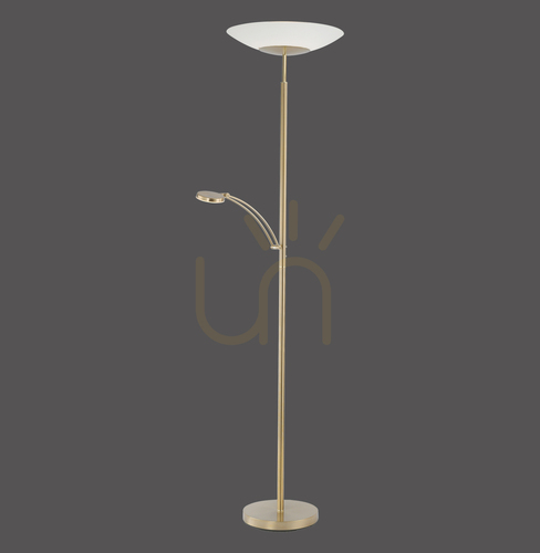 Kontrollera ALFRED 655-60 Golvlampa Brun 2xLED