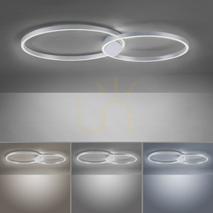 Q-KATE plafond 6589-95 Silver 2xLED small 4