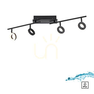 SILEDA Plafond 6786-13 Svart 4xLED small 1