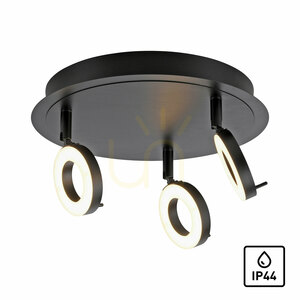 Paul Neuhaus SILEDA 6788-13 antracit LED-taklampa 3000 K IP44 small 1