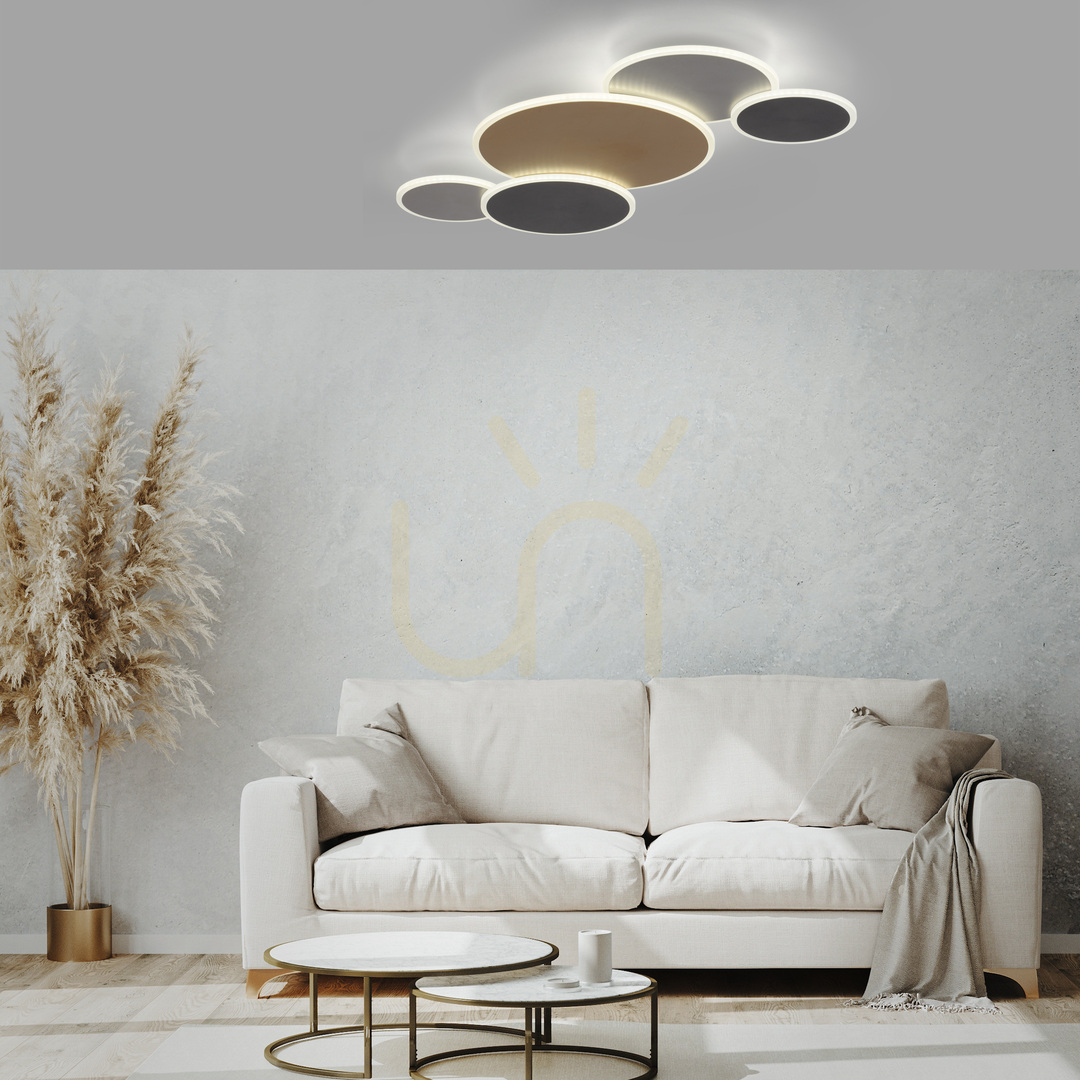 Förhandsvisning Vägglampa Q-PIATO 8008-70 Multicolor 5xLED Vägglampa Q-PIATO 8008-70 Multicolor 5xLED