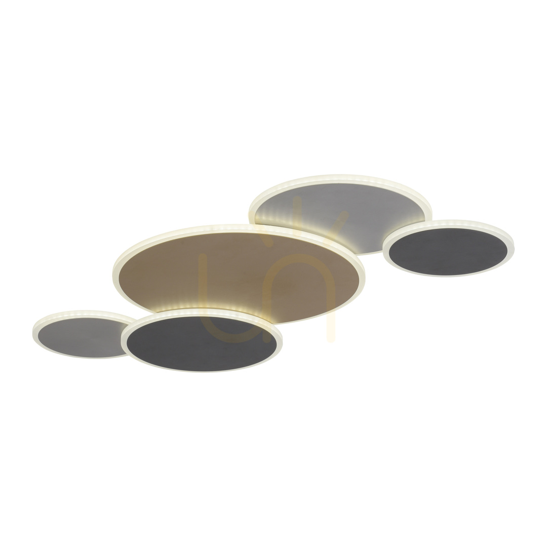 Förhandsvisning Vägglampa Q-PIATO 8008-70 Multicolor 5xLED Vägglampa Q-PIATO 8008-70 Multicolor 5xLED