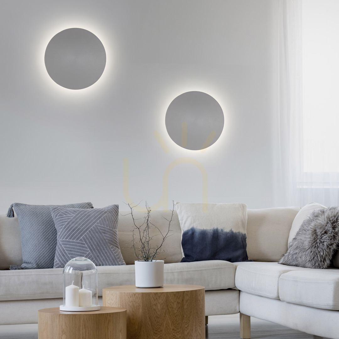Utsikt AKKU-PUNTUA vägglampa 8153-15 Grå 1xLED AKKU-PUNTUA vägglampa 8153-15 Grå 1xLED