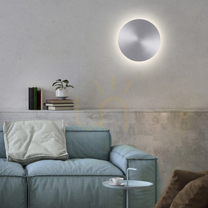 AKKU-PUNTUA vägglampa 8153-95 Silver 1xLED small 11
