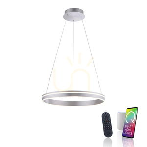 Q-VITO Taklampa 8411-55 Silver 1xLED small 1