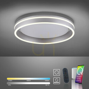 Plafond Q-VITO 8414-55 Silver 1xLED small 9