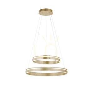 Q-VITO 8420-60 Brun 2xLED taklampa small 12
