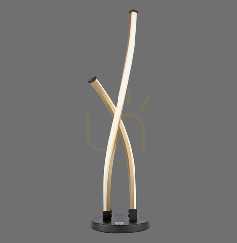 Kontrollera POLINA Bordslampa 9141-18 Guld 1xLED