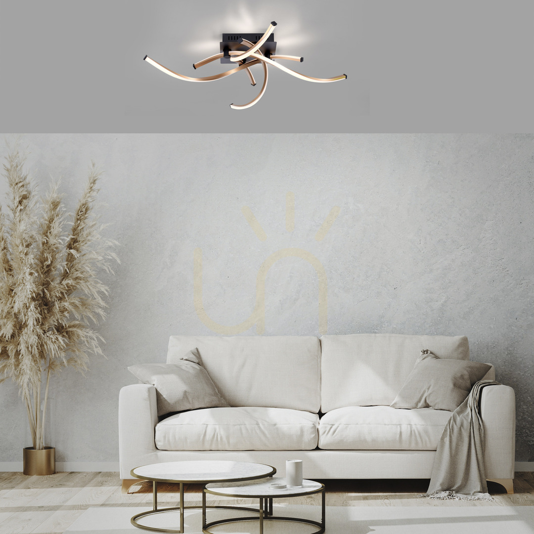Förhandsvisning POLINA Plafond 9144-18 Svart 4xLED POLINA Plafond 9144-18 Svart 4xLED