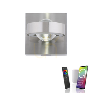 Q-MIA vägglampa 9185-55 Silver 4xLED small 1