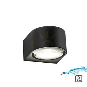 Vägglampa CARLA 9460-13 Antracit 2xLED small 1
