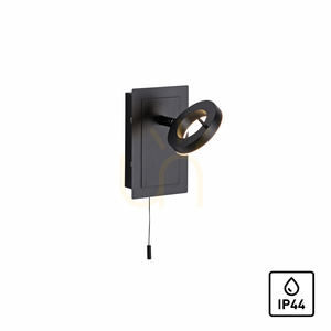 SILEDA vägglampa 9785-13 Antracit 1xLED small 1