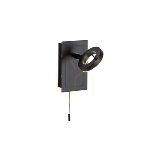 SILEDA vägglampa 9785-13 Antracit 1xLED small 10