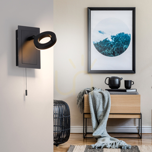 SILEDA vägglampa 9785-13 Antracit 1xLED small 2
