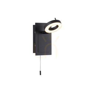 SILEDA vägglampa 9785-13 Antracit 1xLED small 6