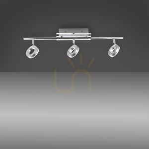 SILEDA plafond 6785-96 Silver 3xLED small 4