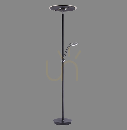 Kontrollera ARTUR Golvlampa 673-13 Antracit 1xLED