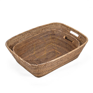 Rottingkorg BAZAR BIZAR Baskets Naturbrun M 10 Rottingkorg BAZAR BIZAR Baskets Naturbrun M small 10