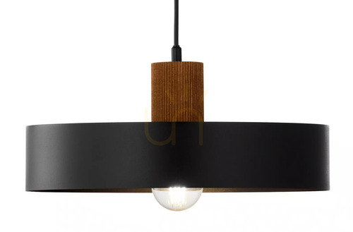 Kontrollera Pendellampa Sigma RIF WOOD 1 L svart/ljusbrun 41860
