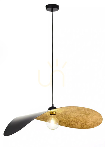 Kontrollera Pendellampa Sigma LEAF svart/guld 41918