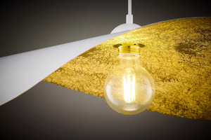 Pendellampa Sigma LEAF vit/guld 41921 small 3
