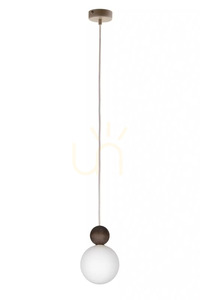 Pendelarmatur Sigma RONA trä mörkbrun 1-lampa G9 SKU 41675 small 0