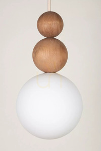 Pendant Light Sigma RONA trä ljusbrun 15 cm SKU 41679 1 Pendant Light Sigma RONA trä ljusbrun 15 cm SKU 41679 small 1