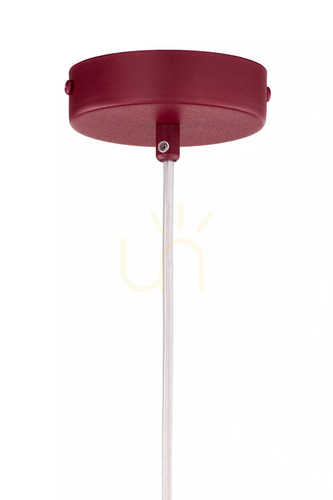 Kontrollera Pendant Light Sigma VITRUM Maroon 26 cm E27 SKU 41596