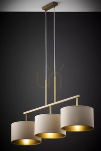 Taklampa Sigma MARII 3 beige/guld 41839 small 2