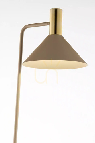 Kontrollera Golvlampa Sigma VITRUM GOLD varm beige borstad guld 41726