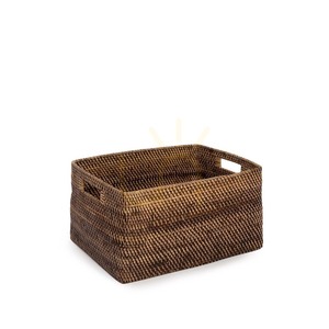 BAZAR BIZAR The Colonial tidningskorg naturbrun M small 6