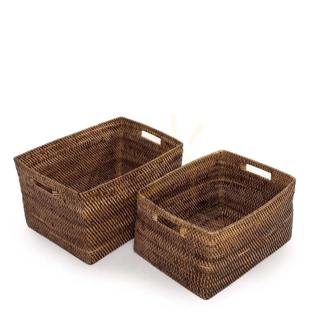 Utsikt Rottingkorg BAZAR BIZAR Colonial Collection Naturbrun XL Rottingkorg BAZAR BIZAR Colonial Collection Naturbrun XL