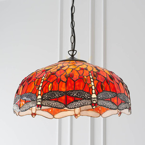 Tiffany pendellampa Dragonfly Multicolor Interiors 64082 small 4
