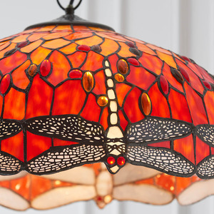 Tiffany pendellampa Dragonfly Multicolor Interiors 64082 small 6