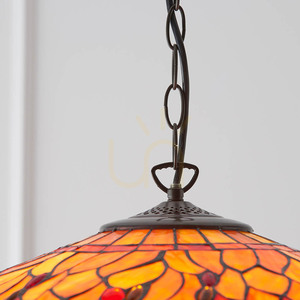 Tiffany pendellampa Dragonfly Multicolor Interiors 64082 small 8