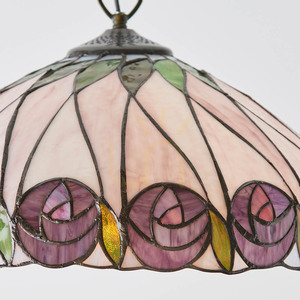 Tiffany taklampa Interiors Hutchinson multicolor glas Ø40 cm small 5