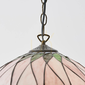 Tiffany taklampa Interiors Hutchinson multicolor glas Ø40 cm small 7